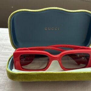 Gucci Bold Red Eyewear